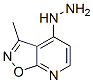 Isoxazolo[5,4-b]pyridine, 4-hydrazino-3-methyl- (9CI) CAS#: 651054-75-0