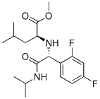 L-Leucine, N-[(1R)-1-(2,4-difluorophenyl)-2-[(1-methylethyl)amino]-2-oxoethyl]-, methyl ester (9CI) CAS#: 554448-64-5