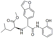 L-Leucine, N-[(1R)-1-(5-benzofuranyl)-2-[(2-hydroxyphenyl)amino]-2-oxoethyl]-, methyl ester (9CI) CAS#: 554448-76-9