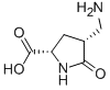 L-Proline, 4-(aminomethyl)-5-oxo-, (4R)- (9CI) CAS#: 686287-94-5