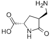 L-Proline, 4-(aminomethyl)-5-oxo-, (4S)- (9CI) CAS#: 686288-07-3