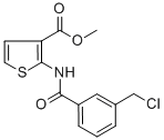 METHYL 2-([3-(CHLOROMETHYL)BENZOYL]AMINO)THIOPHENE-3-CARBOXYLATE CAS#: 648859-85-2