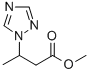 METHYL-3-(1H-1,2,4-TRIAZOLE-1-YL)-BUTYRATE CAS#: 672285-89-1