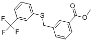 METHYL 3-([[3-(TRIFLUOROMETHYL)PHENYL]THIO]METHYL)BENZOATE CAS#: 650617-47-3
