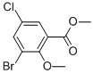 METHYL 3-BROMO-5-CHLORO-2-METHOXYBENZOATE CAS#: 65851-97-0