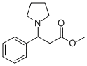 METHYL 3-PHENYL-3-(PYRROLIDIN-1-YL)PROPANOATE CAS#: 7032-65-7