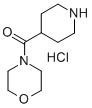 MORPHOLIN-4-YL-PIPERIDIN-4-YL-METHANONE HYDROCHLORIDE CAS#: 63214-57-3