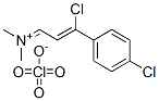 Methanaminium, N-3-chloro-3-(4-chlorophenyl)-2-propenylidene-N-methyl-, perchlorate CAS#: 7089-20-5