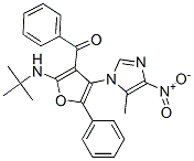 Methanone,  [2-[(1,1-dimethylethyl)amino]-4-(5-methyl-4-nitro-1H-imidazol-1-yl)-5-phenyl-3-furanyl]phenyl- CAS#: 602279-03-8