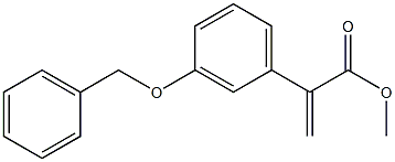 Methyl 2-(3-(benzyloxy)phenyl)acrylate CAS#: 556109-76-3