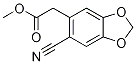 Methyl 2-(6-cyano-2H-1,3-benzodioxol-5-yl)acetate CAS#: 184042-03-3
