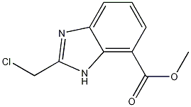 Methyl 2-(chloromethyl)-1H-benzo[d]imidazole-7-carboxylate CAS#: 636574-35-1