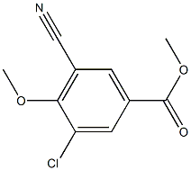 Methyl 3-chloro-5-cyano-4-Methoxybenzoate CAS#: 65841-11-4