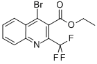 Methyl 4-bromo-2-(trifluoromethyl)quinoline-3-carboxylate CAS#: 587886-19-9