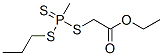 [[Methyl(propylthio)thiophosphinoyl]thio]acetic acid ethyl ester CAS#: 63906-39-8