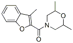 Morpholine, 2,6-dimethyl-4-[(3-methyl-2-benzofuranyl)carbonyl]- (9CI) CAS#: 588674-74-2
