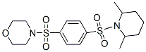 Morpholine, 4-[[4-[(2,6-dimethyl-1-piperidinyl)sulfonyl]phenyl]sulfonyl]- (9CI) CAS#: 606134-77-4
