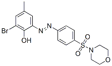 Morpholine, 4-[[4-[(3-bromo-2-hydroxy-5-methylphenyl)azo]phenyl]sulfonyl]- (9CI) CAS#: 606923-38-0
