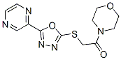 Morpholine, 4-[[(5-pyrazinyl-1,3,4-oxadiazol-2-yl)thio]acetyl]- (9CI) CAS#: 604740-40-1