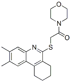 Morpholine, 4-[[(7,8,9,10-tetrahydro-2,3-dimethyl-6-phenanthridinyl)thio]acetyl]- (9CI) CAS#: 606108-87-6