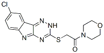 Morpholine, 4-[[(8-chloro-2H-1,2,4-triazino[5,6-b]indol-3-yl)thio]acetyl]- (9CI) CAS#: 603946-85-6