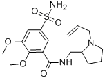 N-(1-Allyl-2-pyrrolidinyl)methyl-2,3-dimethoxy-5-sulfamoylbenzamide CAS#: 66644-81-3