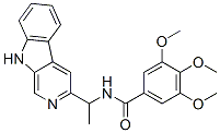 N-(1-Methyl-9H-pyrido[3,4-b]indol-3-ylmethyl)-3,4,5-trimethoxybenzamide CAS#: 63885-42-7