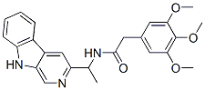 N-(1-Methyl-9H-pyrido[3,4-b]indol-3-ylmethyl)-3,4,5-trimethoxyphenylacetamide CAS#: 63885-44-9