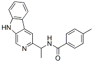N-(1-Methyl-9H-pyrido[3,4-b]indol-3-ylmethyl)-4-methylbenzamide CAS#: 63885-66-5