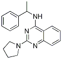 N-(1-phenylethyl)-2-(pyrrolidin-1-yl)quinazolin-4-aMine CAS#: 662163-81-7
