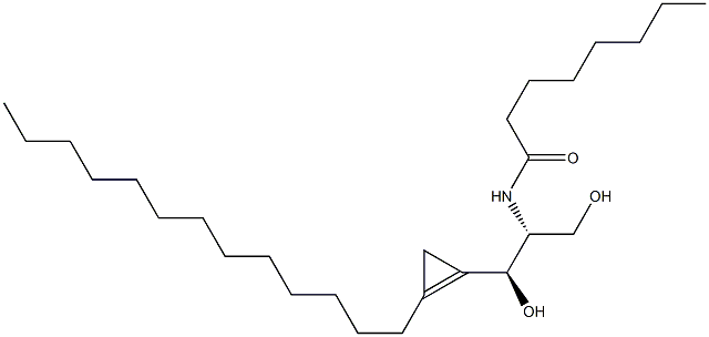 N-[(1R,2S)-2-hydroxy-1-hydroxyMethyl-2-(2-tridecyl-1-cyclopropenyl)ethyl]octanaMide CAS#: 649767-83-9