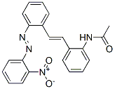 N-[2-[2-[2-[(2-Nitrophenyl)azo]phenyl]ethenyl]phenyl]acetamide CAS#: 69395-33-1