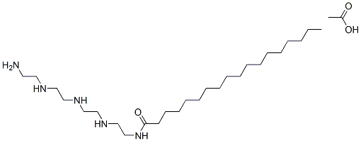 N-[2-[[2-[[2-[(2-aminoethyl)amino]ethyl]amino]ethyl]amino]ethyl]stearamide monoacetate CAS#: 67953-23-5