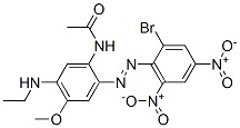 N-[2-[(2-bromo-4,6-dinitrophenyl)azo]-5-(ethylamino)-4-methoxyphenyl]acetamide CAS#: 67674-22-0