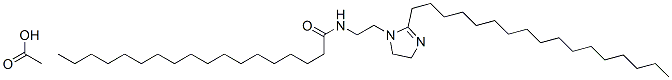 N-[2-(2-heptadecyl-4,5-dihydro-1H-imidazol-1-yl)ethyl]stearamide monoacetate CAS#: 68959-08-0