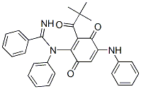 N-[2-(2,2-Dimethyl-1-oxopropyl)-3,6-dioxo-4-(phenylamino)-1,4-cyclohexadien-1-yl]-N-phenylbenzamidine CAS#: 61417-00-3
