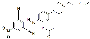 N-[2-[(2,6-dicyano-4-nitrophenyl)azo]-5-[[2-(2-ethoxyethoxy)ethyl]ethylamino]phenyl]acetamide CAS#: 65916-12-3