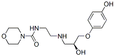 N-[2-[[(2S)-2-Hydroxy-3-(4-hydroxyphenoxy)propyl]amino]ethyl]morpholine-4-carboxamide CAS#: 69630-22-4