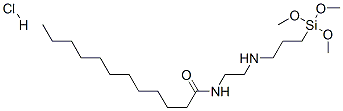 N-[2-[[3-(trimethoxysilyl)propyl]amino]ethyl]lauramide monohydrochloride CAS#: 67674-58-2