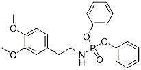 N-[2-(3,4-Dimethoxyphenyl)ethyl]amidophosphoric acid diphenyl ester CAS#: 7761-68-4