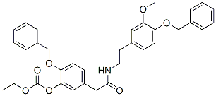 N-2-(4-Benzyloxy-3-methoxyphenethyl)-4-benzyloxy -3-ethoxycarbonyloxyphenylacetamide CAS#: 62744-13-2