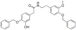 N-2-(4-Benzyloxy-3-methoxyphenethyl)-4-benzyloxy -3-hydroxyphenylacetamide CAS#: 62744-12-1