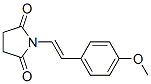 N-(2-(4-Methoxyphenyl)ethenyl)-pyrrolidin-2,5-dione CAS#: 181827-91-8