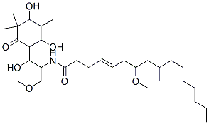 N-[2-(4,6-Dihydroxy-3,3,5-trimethyl-2-oxocyclohexyl)-2-hydroxy-1-(methoxymethyl)ethyl]-7-methoxy-9-methyl-4-hexadecenamide CAS#: 67488-04-4