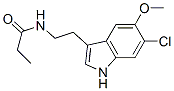 N-[2-(6-Chloro-5-methoxy-1H-indol-3-yl)ethyl]propionamide CAS#: 63762-75-4