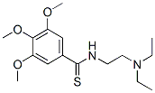 N-[2-(Diethylamino)ethyl]-3,4,5-trimethoxybenzothioamide CAS#: 69353-45-3