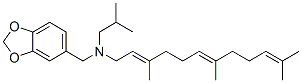 N-(2-Methylpropyl)-N-(3,7,11-trimethyl-2,6,10-dodecatrienyl)-1,3-benzodioxole-5-methanamine CAS#: 66903-19-3