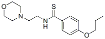 N-(2-Morpholinoethyl)-p-propoxybenzothioamide CAS#: 69353-30-6