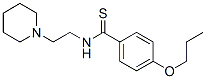 N-(2-Piperidinoethyl)-p-propoxybenzothioamide CAS#: 69353-31-7