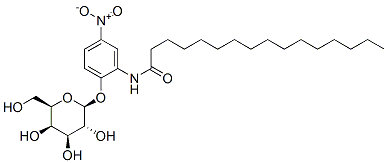 N-[2-(beta-D-galactopyranosyloxy)-5-nitrophenyl]palmitamide CAS#: 63424-42-0
